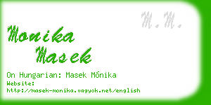 monika masek business card